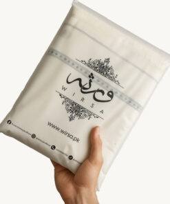 Off-white pashmina shawl draped on men’s outfit — stylish winter look